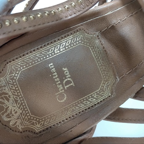 Christian Dior Sandals Women Browns Leather (calf) 2441320 - Picture 6 of 9
